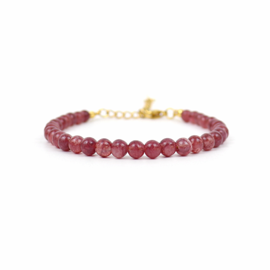 Armband lepidoliet goud