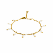Opalite gold bracelet