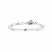 Opalite bracelet silver