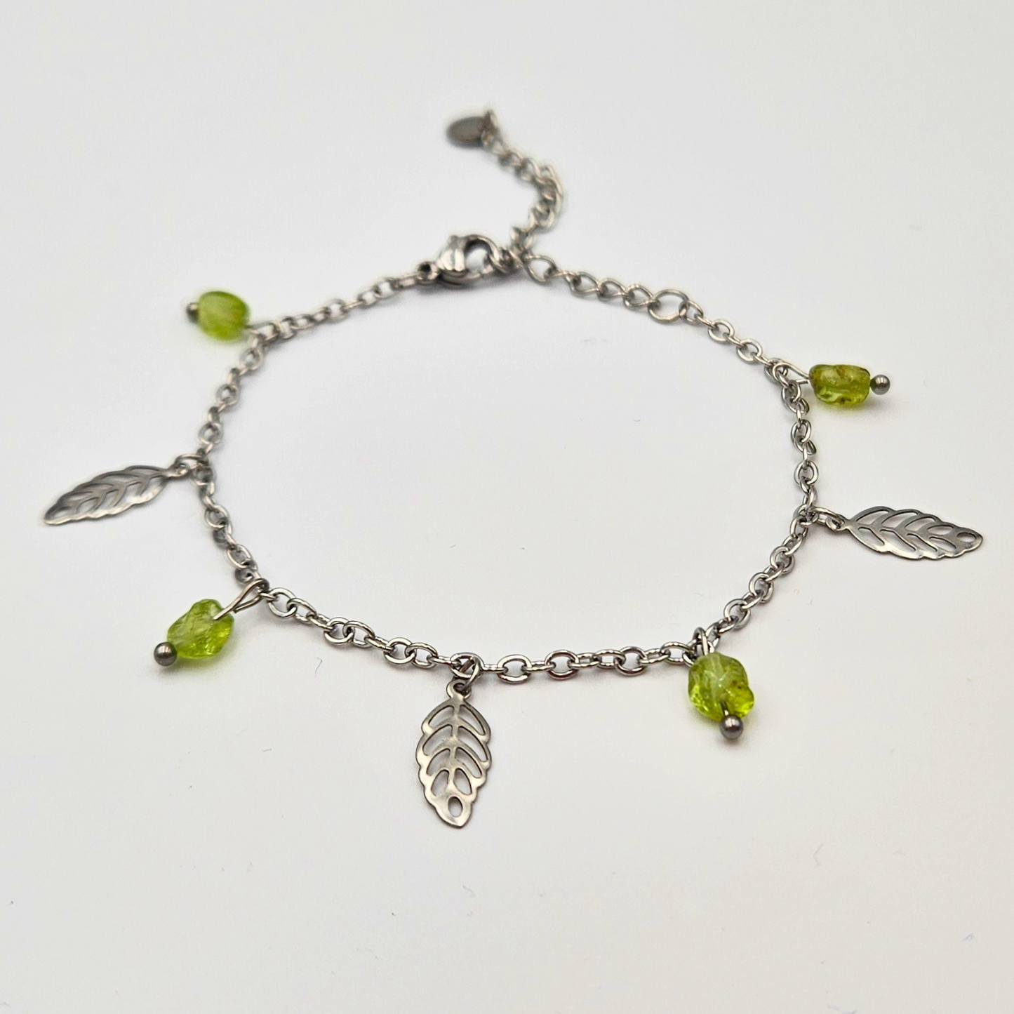 Armband peridot zilver