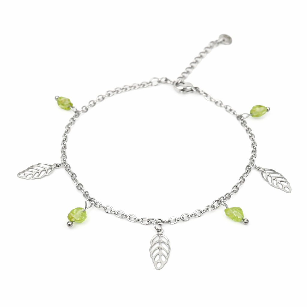 Armband peridot zilver