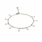 Bracelet rose quartz silver