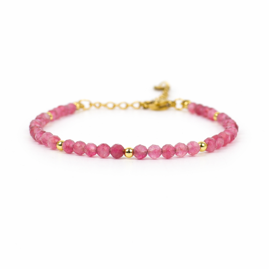 Bracelet tourmaline gold