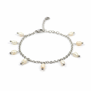 Armband parel zilver