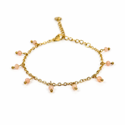 Bracelet sunstone gold