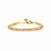 Bracelet sunstone gold