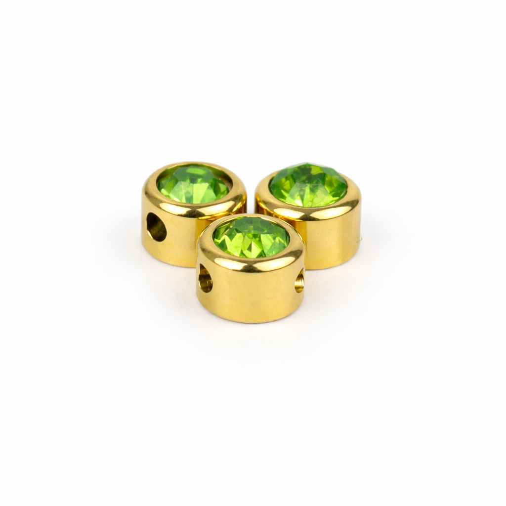 Extra birthstone charm gold
