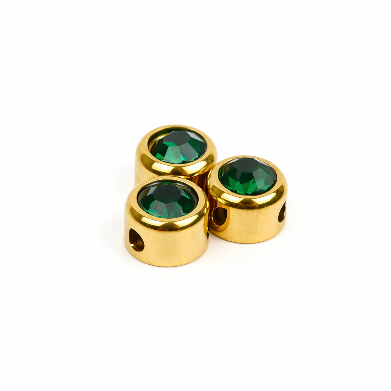 Extra birthstone charm gold