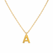Ketting initiaal goud
