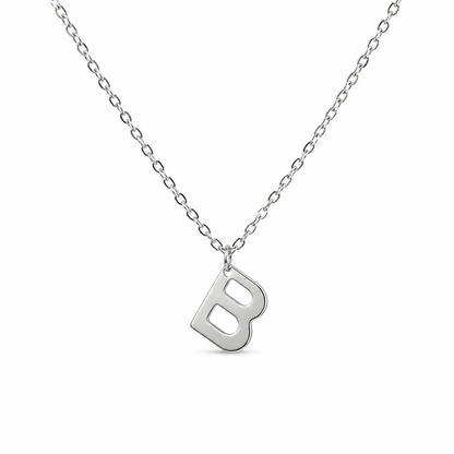 Silver Initial Necklace