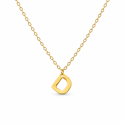 Ketting initiaal goud