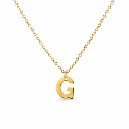 Ketting initiaal goud