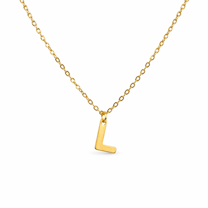 Ketting initiaal goud