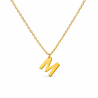 Ketting initiaal goud