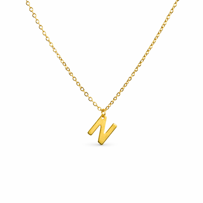 Ketting initiaal goud