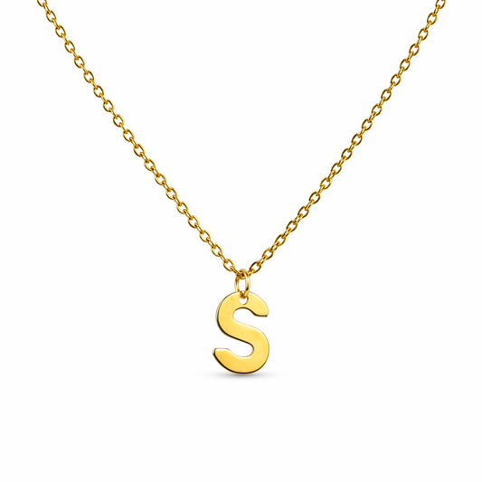 Ketting initiaal goud