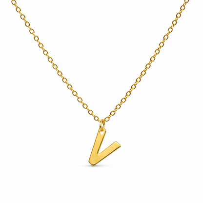 Ketting initiaal goud