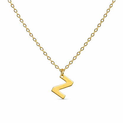 Ketting initiaal goud