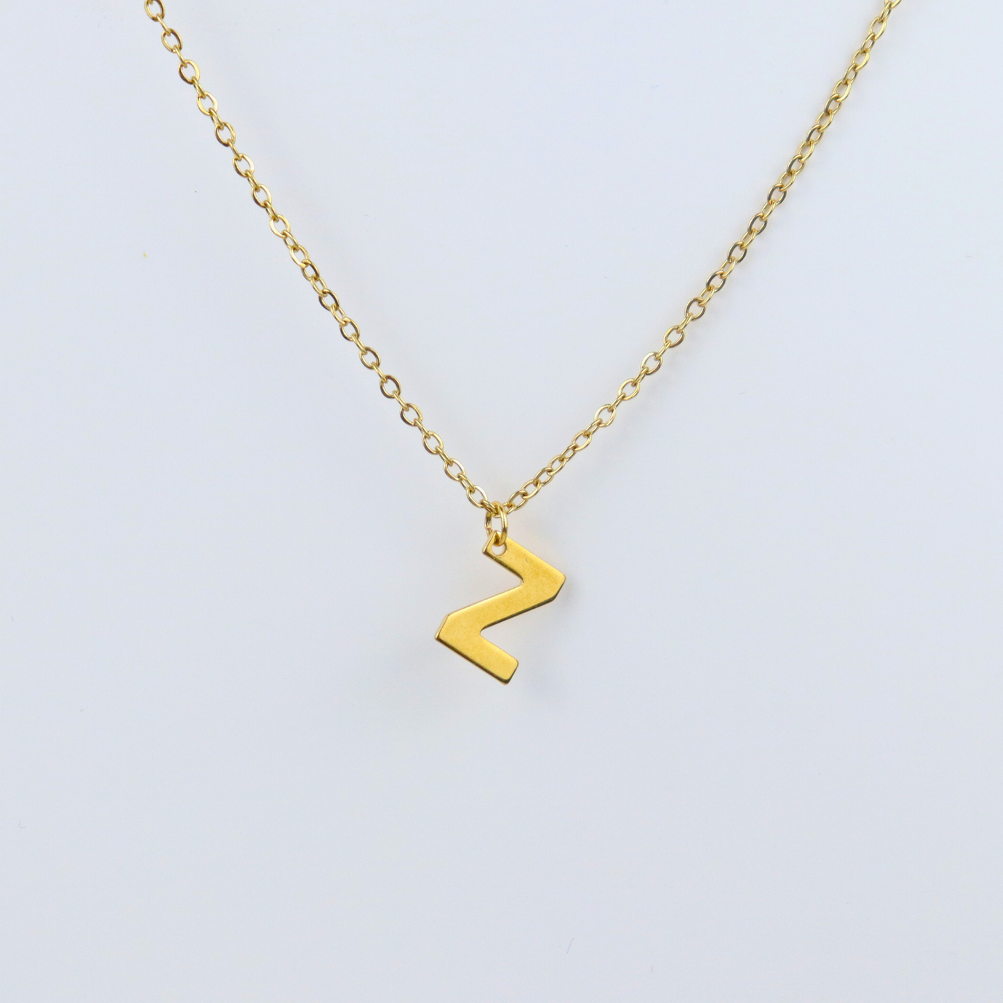 Ketting initiaal goud