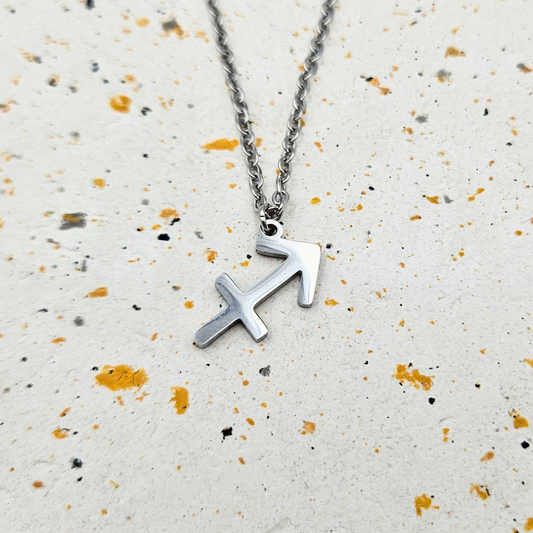 Ketting gemaakt van stainless steel met sterrenbeeld boogschutter