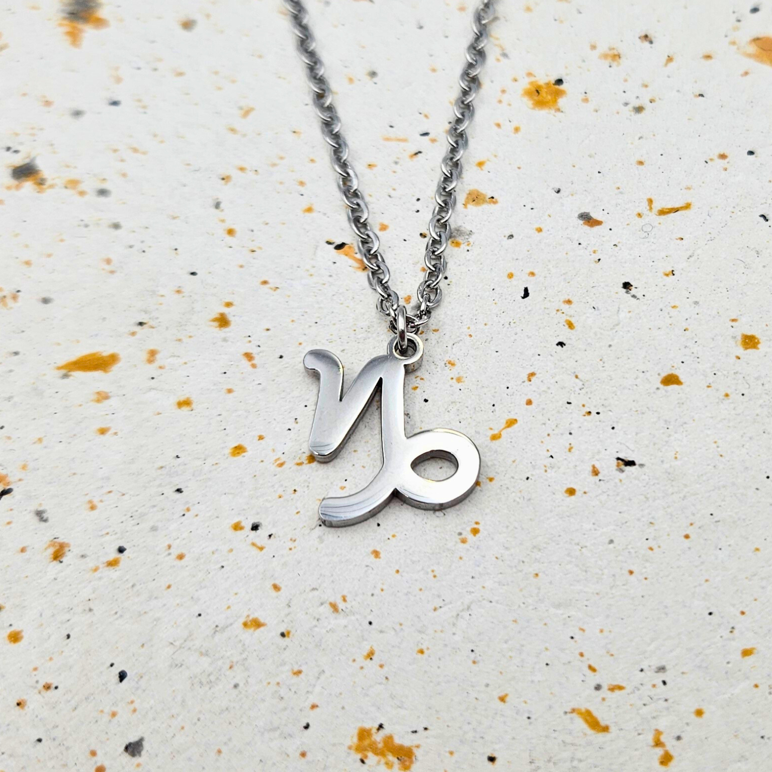 Ketting gemaakt van stainless steel met sterrenbeeld steenbok
