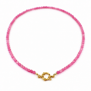 Ketting toermalijn goud