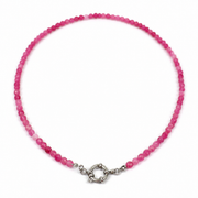 Ketting toermalijn zilver