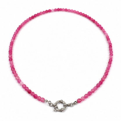 Ketting toermalijn zilver