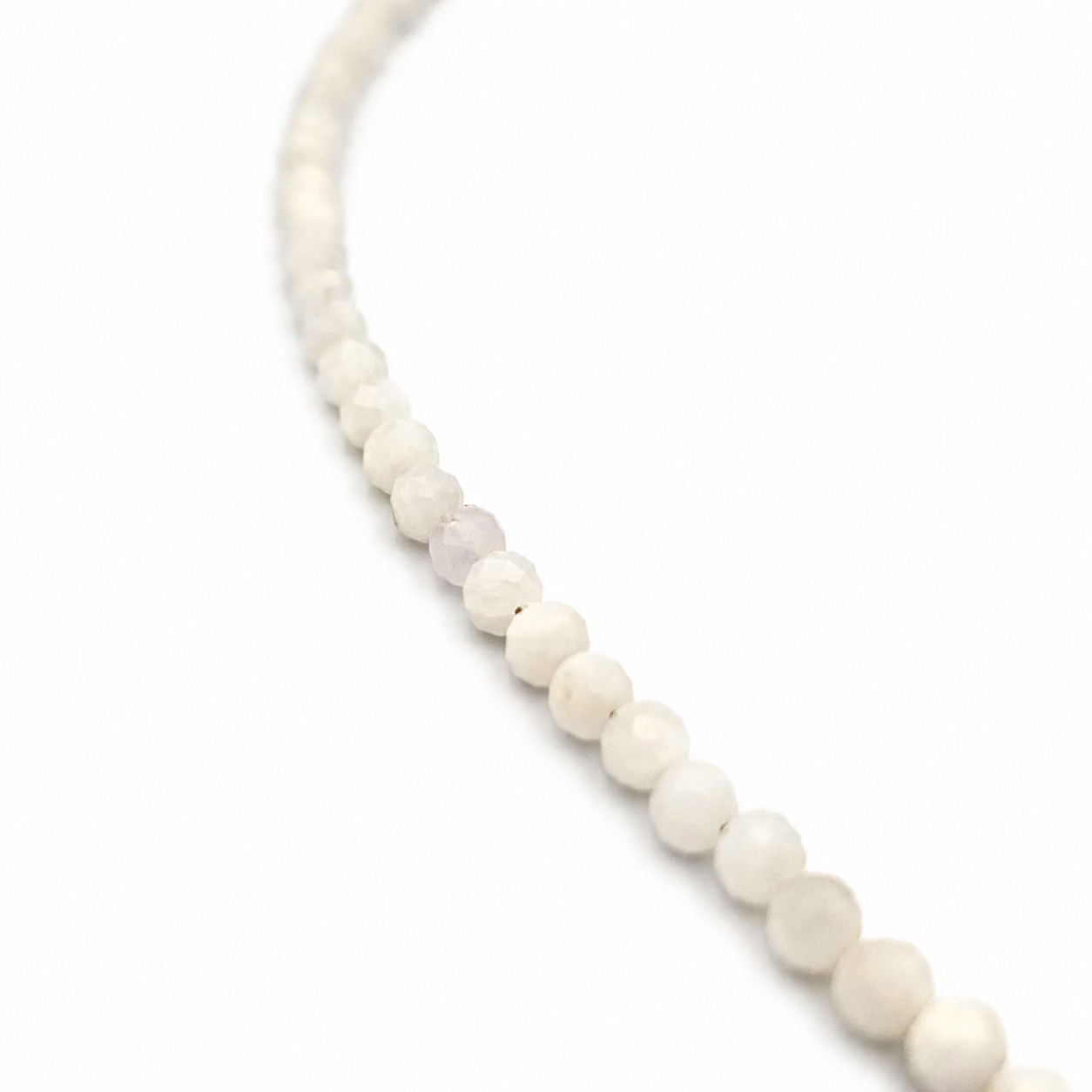 Moonstone gold necklace