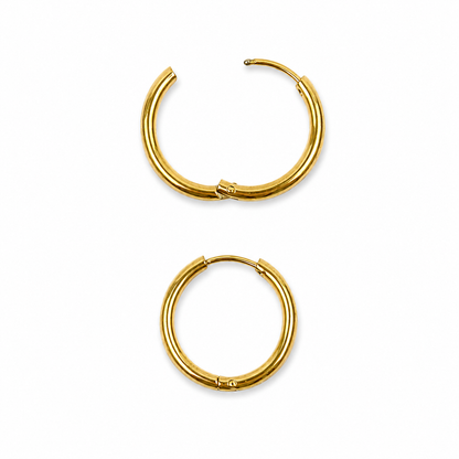 Earrings pearl gold