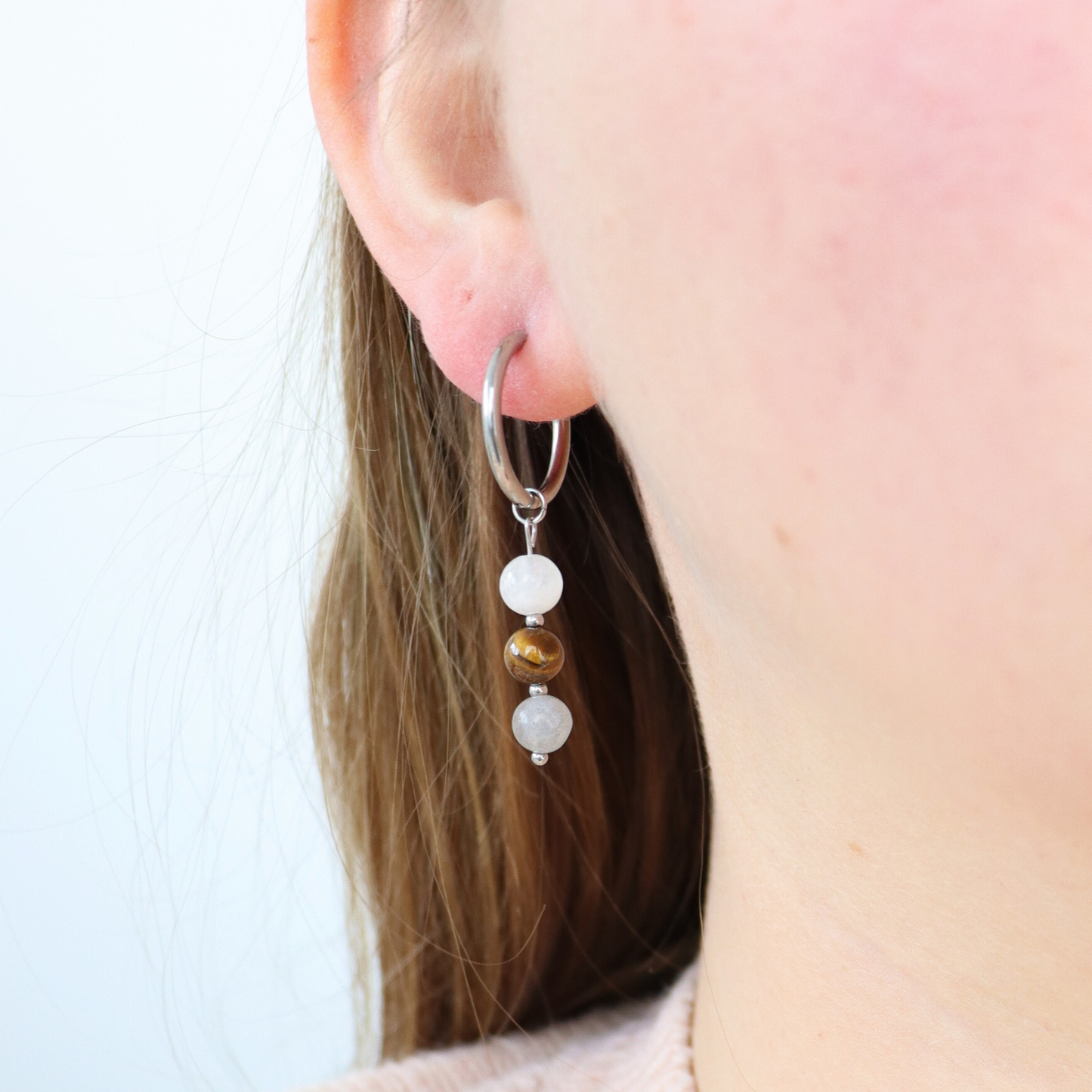 Sagittarius zodiac sign earrings silver