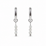 Labradorite silver earrings