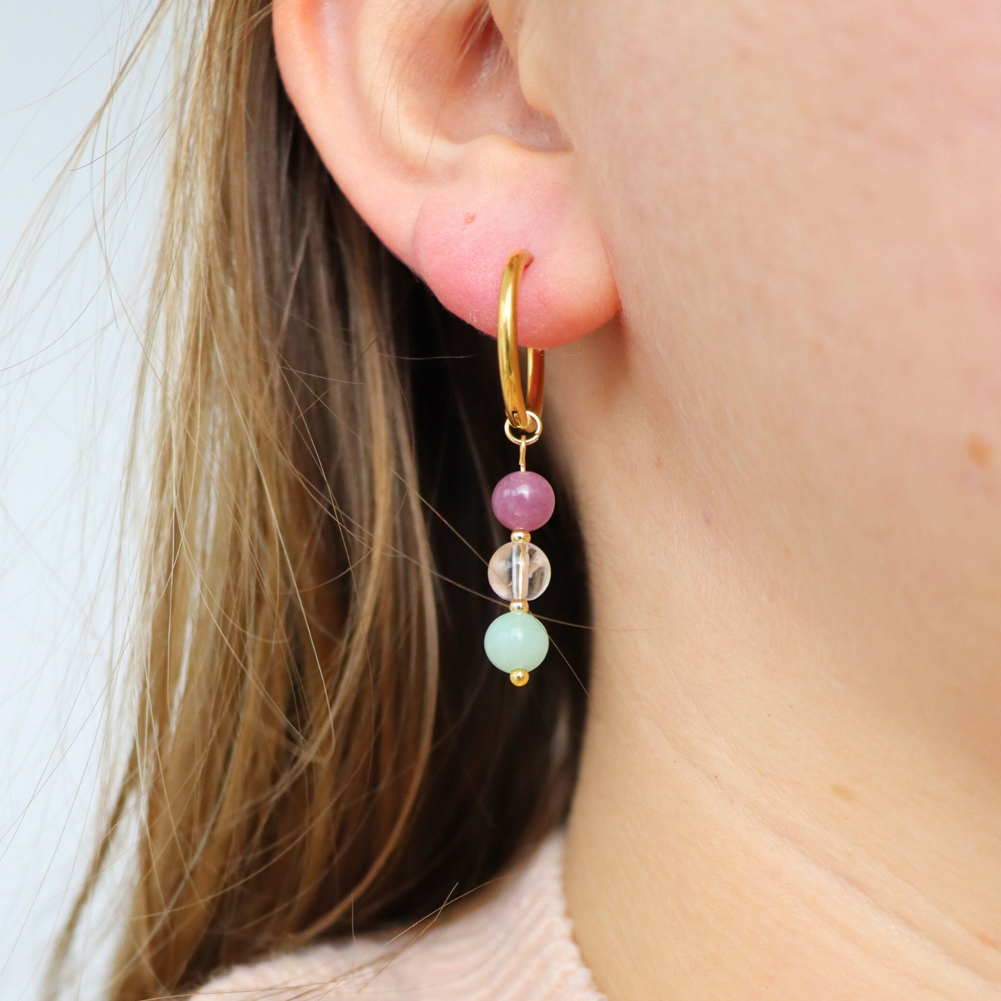 Oorbellen sterrenbeeld maagd goud