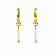 Gold opalite earrings