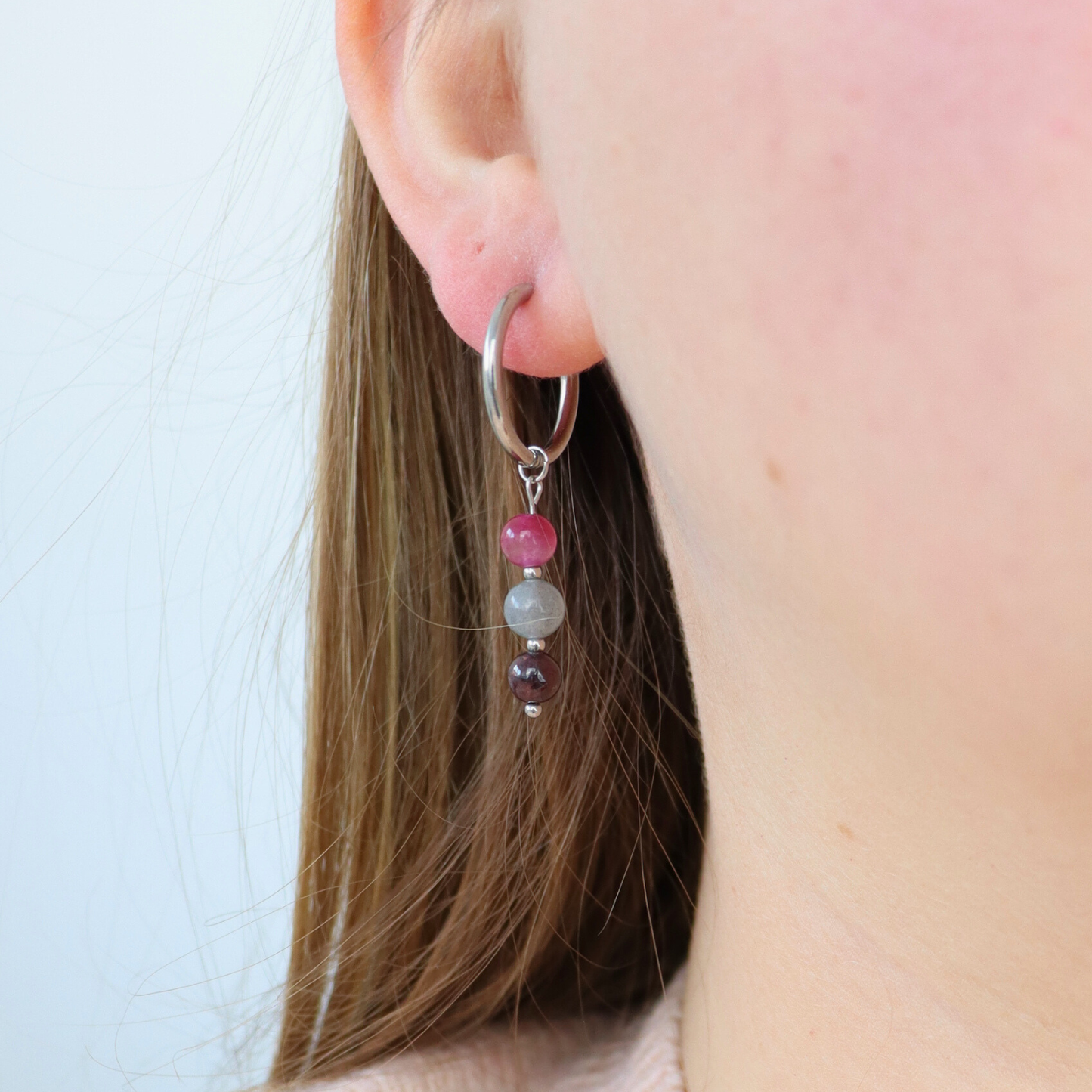 Scorpio zodiac sign earrings silver