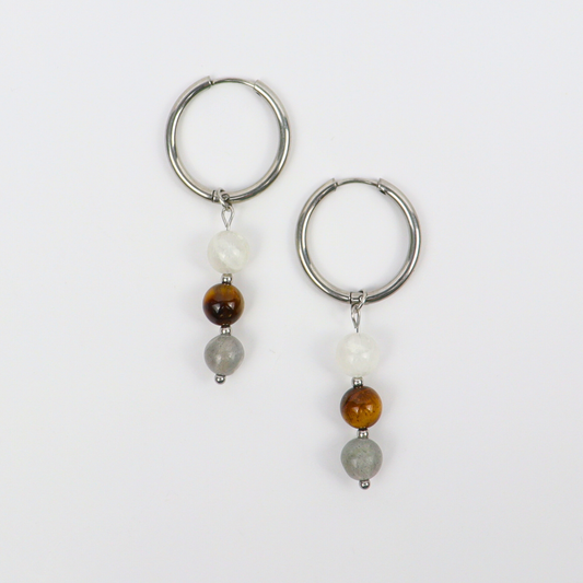 Oorbellen sterrenbeeld boogschutter zilver