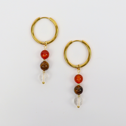 Oorbellen sterrenbeeld leeuw goud