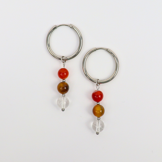 Oorbellen sterrenbeeld leeuw zilver