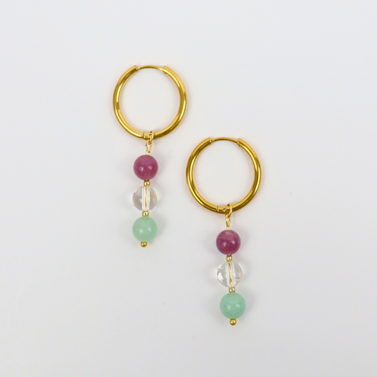 Oorbellen sterrenbeeld maagd goud