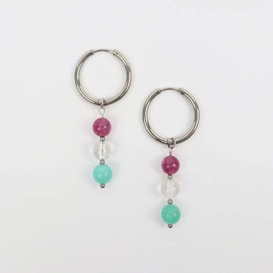 Oorbellen sterrenbeeld maagd zilver