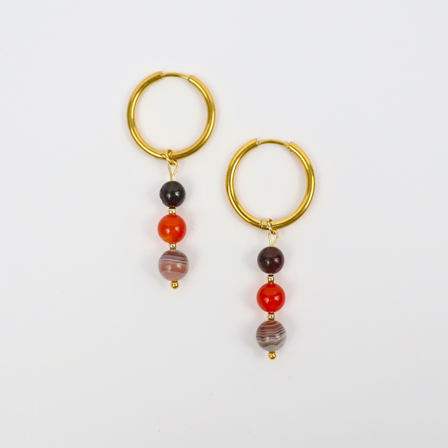 Oorbellen sterrenbeeld ram goud