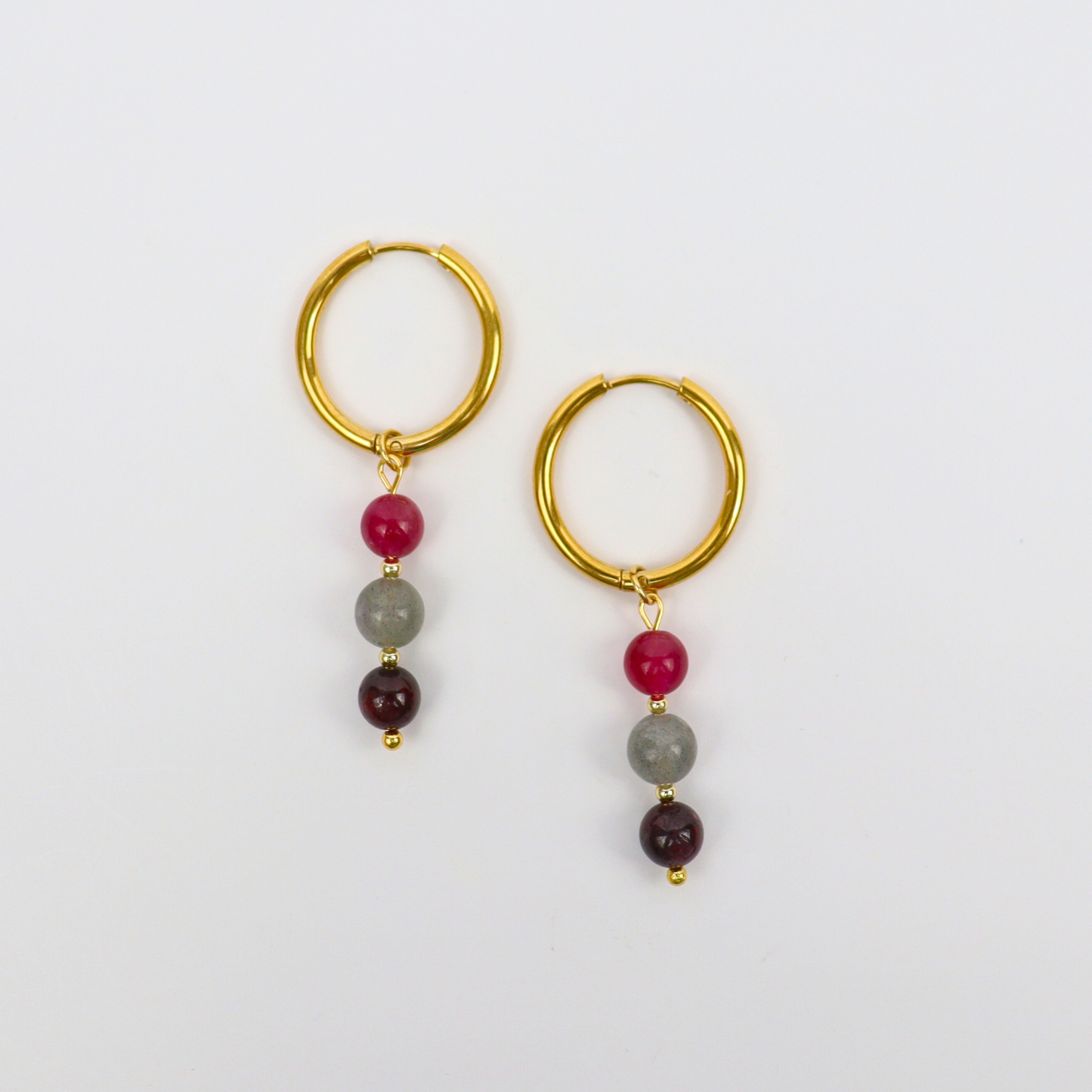 Ohrringe mit Skorpion-Sternzeichen, Gold