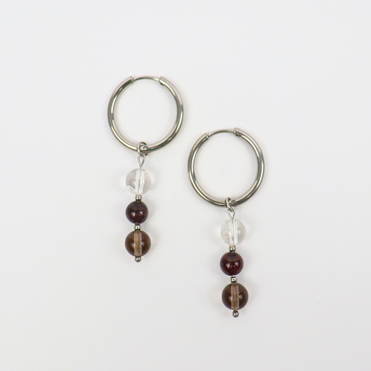 Oorbellen sterrenbeeld steenbok zilver