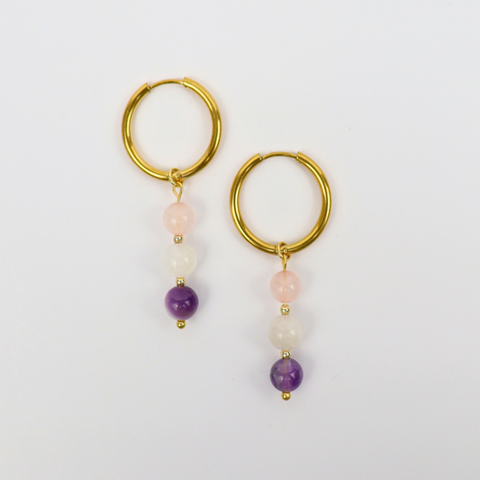 Oorbellen sterrenbeeld vissen goud