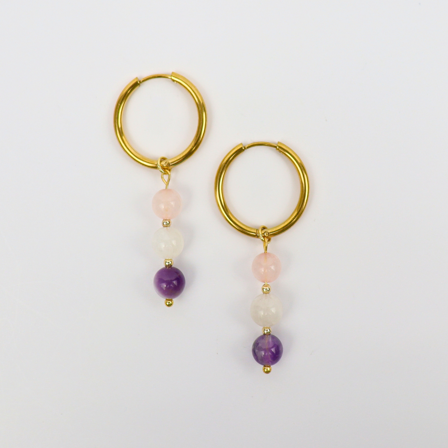 Ohrringe mit dem Sternzeichen Fische, Gold