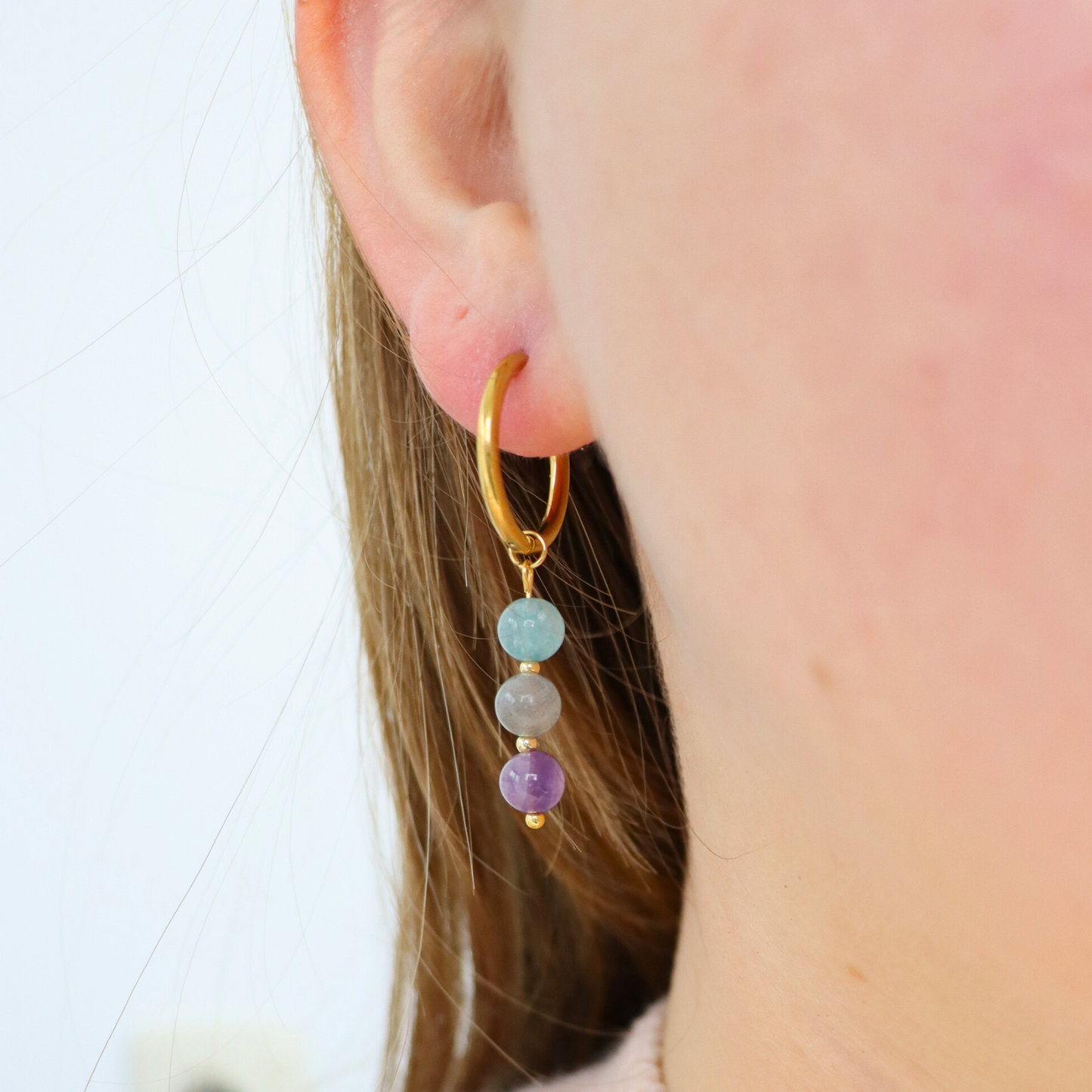 Oorbellen sterrenbeeld waterman goud