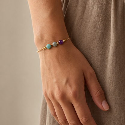 Sterrenbeeld_armband_edelsteen_goud