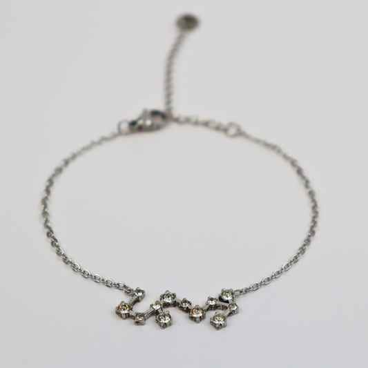 Sterrenbeeld armband schorpioen zilver