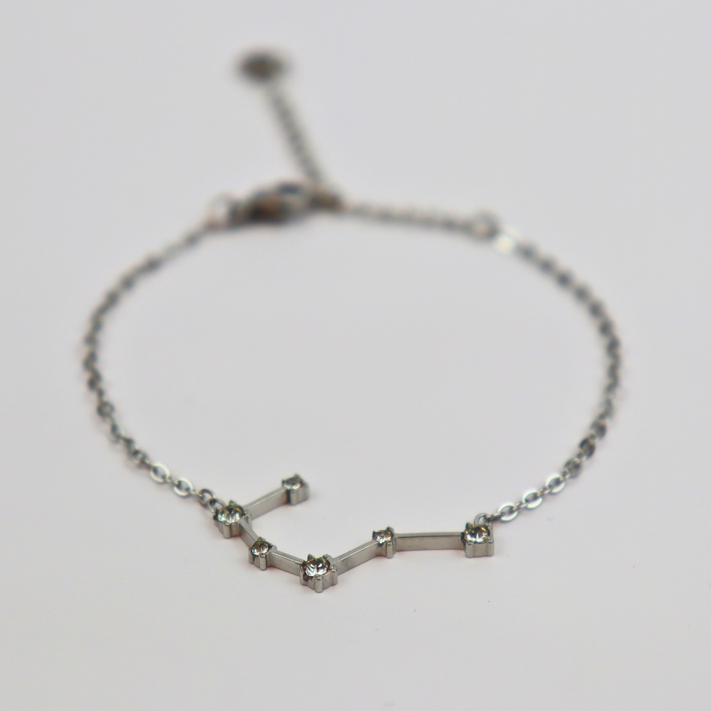 Sternzeichen-Armband Stier Silber