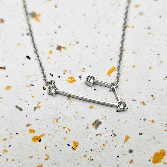 Ketting gemaakt van stainless steel met sterrenbeeld ram